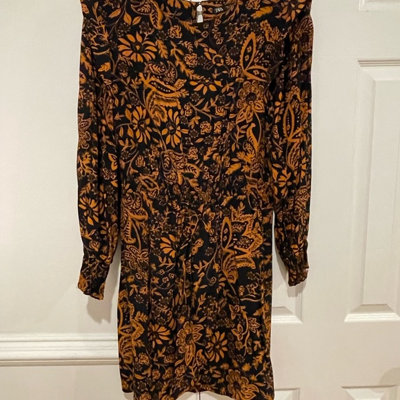 Zara Printed Mini Dress - Picture 4 of 7